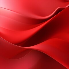 Red abstract luxury satin fabric background. Created with generative AI technology.