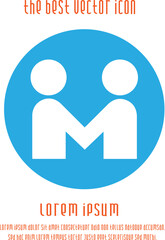 Partnership vector icon. Hands shaking. Handshake. Vector EPS 10.