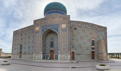 Mausoleum of Khoja Ahmed Yasawi in the city of Turkistan, Kazakhstan