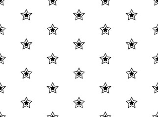 Seamless star pattern. Stars seamless pattern. Seamless pattern with star in sky
