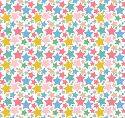 Seamless star pattern. Stars seamless pattern. Seamless pattern with star in sky
