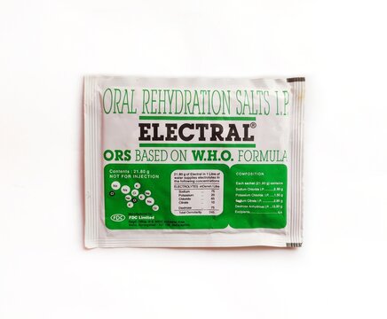 Guwahati, Assam, India - January 30, 2023 - Electral Sachet in isolated background.