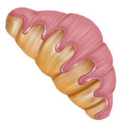 Croissant strawberry