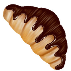 Croissant chocolate