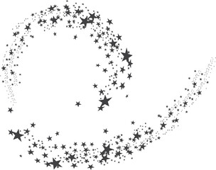 Star icon png. Shining star. Abstract Falling Star. On blank background
