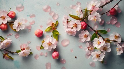 spring background design Generative AI