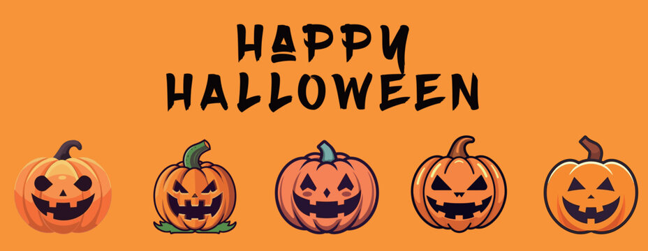 Halloween pumpkin image portfolio illustration