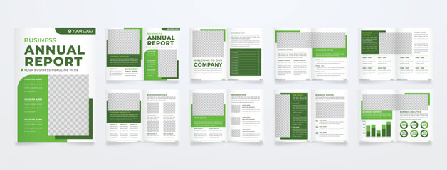 business brochure template with minimalist concept