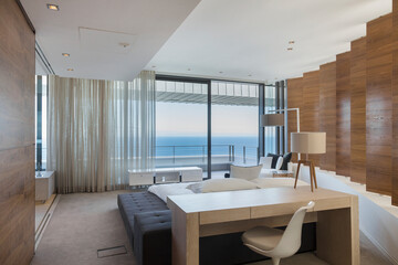 Bedroom in modern house