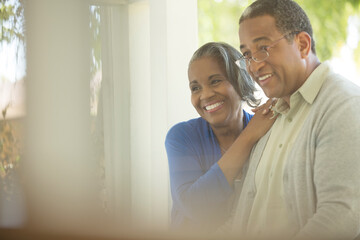 Obraz premium Happy senior couple outdoors
