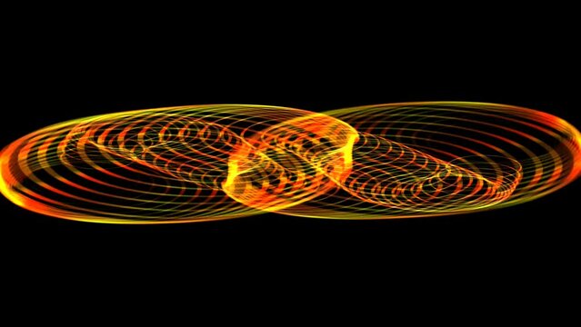 abstract fire circle