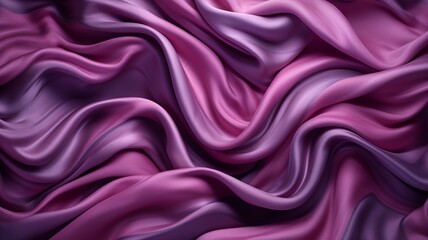 Obraz premium Purple Silk Waves Background Purple Silk Waves Background Generative AI