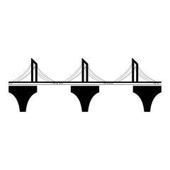 bridge logo vector illustration