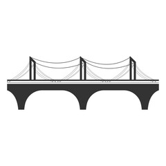 bridge logo vector illustration