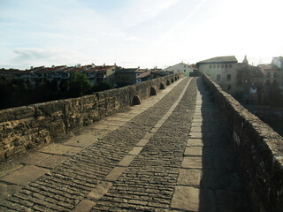 Fototapeta premium impressions from walking on the camino frances through spain