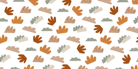 Obraz premium set of cute leaves pattern