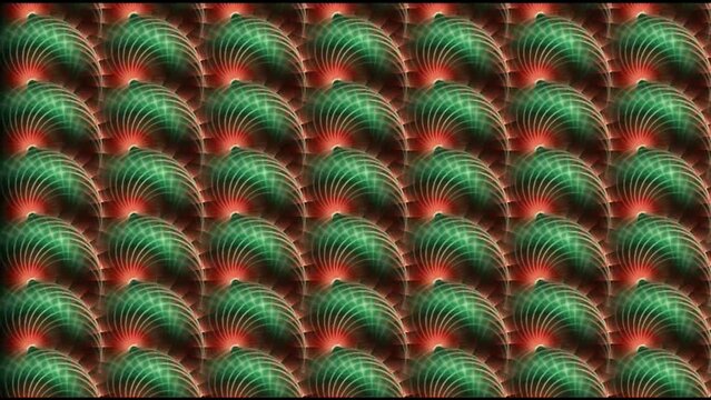 Abstract  sequential fabric pattern idea