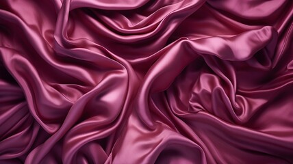 Fototapeta premium Purple Silk Waves Background Purple Silk Waves Background Generative AI