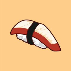 Sushi Simple Vector, Japanese Sushi Clip Art