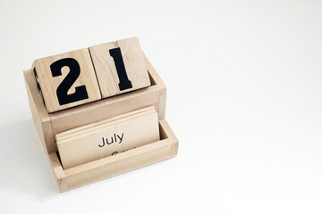 Twenty-first Of July Perpetual Calendar