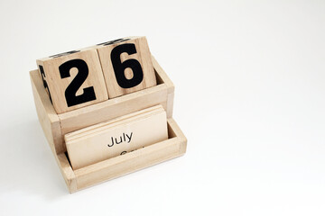 Twenty-sixth Of July Perpetual Calendar