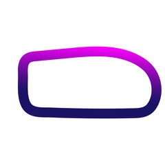 Colorful Gradient Abstract Outline