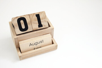 First Of August Perpetual Calendar