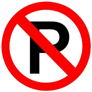 no parking sign, traffic signs