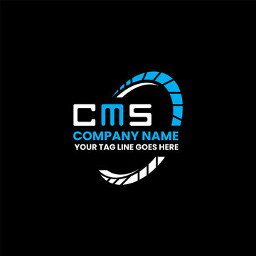 CMS letter logo creative design with vector graphic, CMS simple and modern logo. CMS luxurious alphabet design  