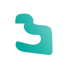 Colorful Gradient Abstract Shape