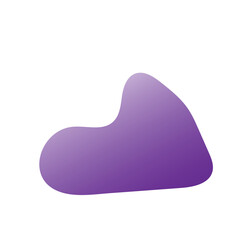 Colorful Gradient Abstract Shape