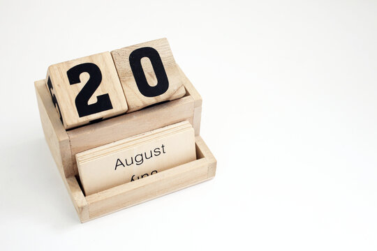 Twentieth Of August Perpetual Calendar
