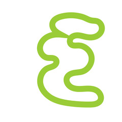 Colourful Abstract Outline