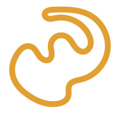 Colourful Abstract Outline