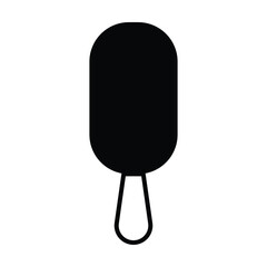 ice cream icon, sweet vector, food illustration