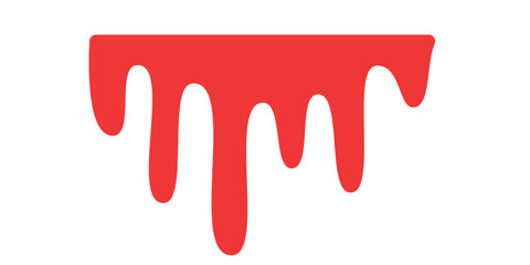 Blood dripping. Liquid ink dripping. sweet honey