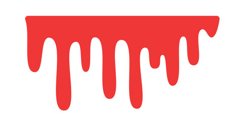 Blood dripping. Liquid ink dripping. sweet honey