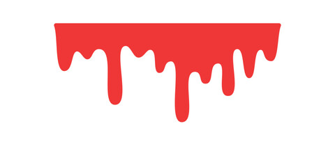 Blood dripping. Liquid ink dripping. sweet honey