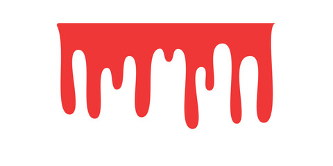 Blood dripping. Liquid ink dripping. sweet honey