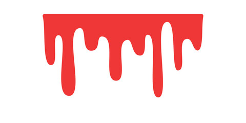 Blood dripping. Liquid ink dripping. sweet honey