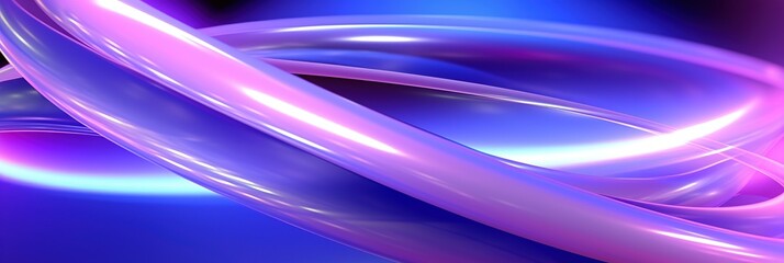 Abstract Liquid Swirls on Holographic Fluid Neon Pink and Blue Liquid Abstraction Dreams Flow ,AI Generative