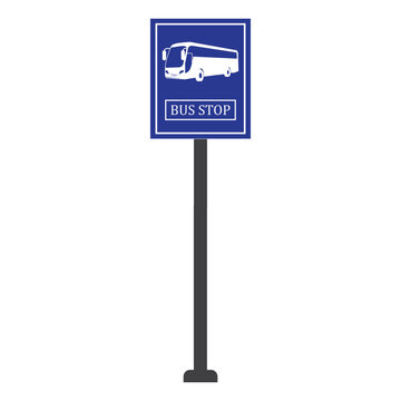 Bus stop icon