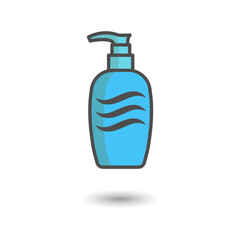 Shampoo free vector icon on trendy design