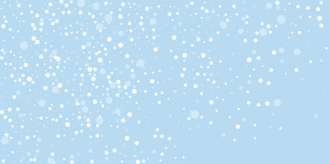 Falling snowflakes christmas background. Subtle