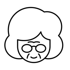 Grand mother icon