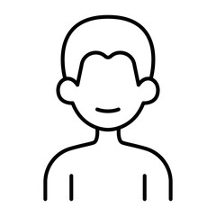 Summer beach people icon