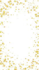 Magic stars vector overlay.  Gold stars scattered