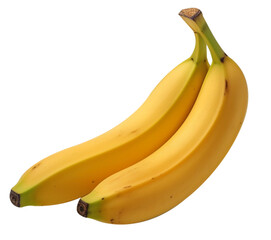 bananas isolated on white