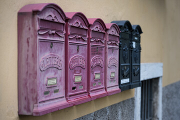 Briefkästen in Riva del Garda