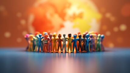 international day of friendship cartoon 3d july 30th Generative AI